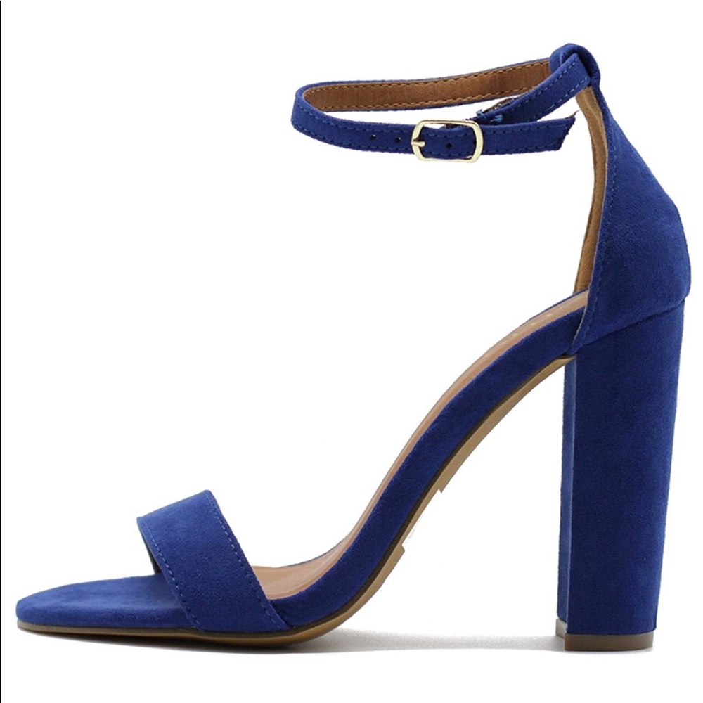 Blue Suede Heels